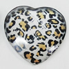 Resin Cabochons, No-Hole Jewelry findings, Faceted Heart 23x23mm, Sold by Bag  