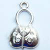 Pendant, Zinc Alloy Jewelry Findings, 15x24mm, Sold by Bag