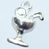 Pendant, Zinc Alloy Jewelry Findings, 10x16mm, Sold by Bag