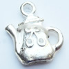 Pendant, Zinc Alloy Jewelry Findings, 15x17mm, Sold by Bag