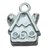 Pendant, Zinc Alloy Jewelry Findings, 12x16mm, Sold by Bag