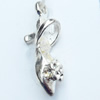 Pendant, Zinc Alloy Jewelry Findings, 6x22mm, Sold by Bag
