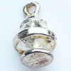 Pendant, Zinc Alloy Jewelry Findings, 11x18mm, Sold by Bag