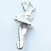 Pendant, Zinc Alloy Jewelry Findings, 9x26mm, Sold by Bag