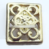 Beads, Zinc Alloy Jewelry Findings, 13x15mm, Sold by Bag