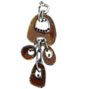 Pendant, Zinc Alloy Jewelry Findings, 41x105mm, Sold by Bag