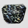 Resin Cabochons, No-Hole Jewelry findings, 49x42mm, Sold by Bag  