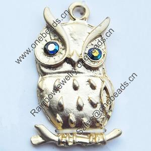 Pendant, Zinc Alloy Jewelry Findings, 19x39mm, Sold by Bag  