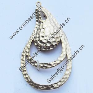 Pendant, Zinc Alloy Jewelry Findings, 21x40mm, Sold by Bag  