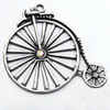 Pendant, Zinc Alloy Jewelry Findings, 51x45mm, Sold by Bag  