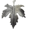 Pendant, Zinc Alloy Jewelry Findings, Leaf, 44x60mm, Sold by Bag  