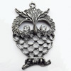 Pendant, Zinc Alloy Jewelry Findings, 37x60mm, Sold by Bag  