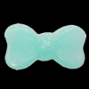 Imitate Jade Resin Cabochons, Bowknot 8x14mm Sold by Bag  