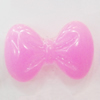 Imitate Jade Resin Cabochons, Bowknot 10x15mm Sold by Bag  