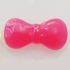 Imitate Jade Resin Cabochons, Bowknot 8x16mm Sold by Bag  