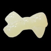 Imitate Jade Resin Cabochons, Bowknot 9x16mm Sold by Bag  
