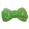 Imitate Jade Resin Cabochons, Bowknot 31x18mm Sold by Bag  
