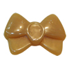 Imitate Jade Resin Cabochons, Bowknot 29x21mm Sold by Bag  