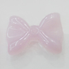 Imitate Jade Resin Cabochons, Bowknot 21x16mm Sold by Bag  