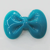 Imitate Jade Resin Cabochons, Bowknot 33x23mm Sold by Bag  