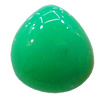 Imitate Jade Resin Cabochons, Teardrop 15x16mm Sold by Bag