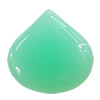 Imitate Jade Resin Cabochons, Teardrop 20x19mm Sold by Bag