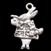 Pendant, Zinc Alloy Jewelry Findings, Animal 14x20mm, Sold by Bag