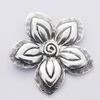 Pendant, Zinc Alloy Jewelry Findings, Flower 42x40mm, Sold by Bag  