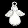 Pendant, Zinc Alloy Jewelry Findings, 11x18mm, Sold by Bag  