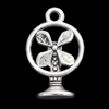 Pendant, Zinc Alloy Jewelry Findings, Fan 11x18mm, Sold by Bag  
