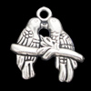 Pendant, Zinc Alloy Jewelry Findings, Bird 17x18mm, Sold by Bag  