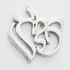 Pendant, Zinc Alloy Jewelry Findings, Letter 16x16mm, Sold by Bag  