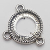 Connectors, Zinc Alloy Jewelry Findings, 20x24mm, Sold by Bag  