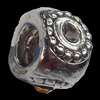 European Style Beads Zinc Alloy Jewelry Findings, 7x10mm Hole:4mm, Sold by PC  