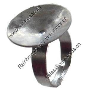 Iron Rings Caps, Round, 12mm, Sold by PC  