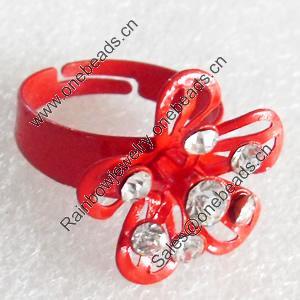 Iron Ring, Flower, 20mm, Sold by PC  