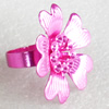 Iron Ring, Flower, 31mm, Sold by PC  