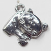 Pendant, Zinc Alloy Jewelry Findings, 18x18mm, Sold by Bag  