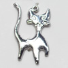 Pendant, Zinc Alloy Jewelry Findings, 12x22mm, Sold by Bag  