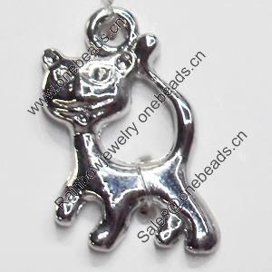 Pendant, Zinc Alloy Jewelry Findings, 13x22mm, Sold by Bag  