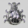 Pendant, Zinc Alloy Jewelry Findings, Ladybug 18x20mm, Sold by Bag  