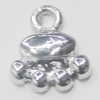 Pendant, Zinc Alloy Jewelry Findings, 12x13mm, Sold by Bag  