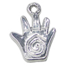 Pendant, Zinc Alloy Jewelry Findings, Hand 12x17mm, Sold by Bag  