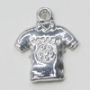 Pendant, Zinc Alloy Jewelry Findings, Cloth 15x18mm, Sold by Bag  