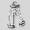 Pendant, Zinc Alloy Jewelry Findings, Trouses 18x28mm, Sold by Bag  