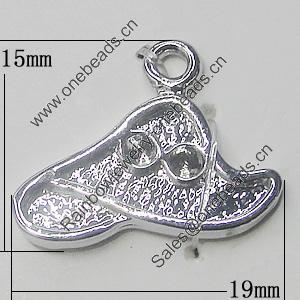 Pendant, Zinc Alloy Jewelry Findings, Cap 19x15mm, Sold by Bag  
