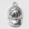 Pendant, Zinc Alloy Jewelry Findings, Cap 12x21mm, Sold by Bag  