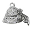 Pendant, Zinc Alloy Jewelry Findings, Cap 24x24mm, Sold by Bag  
