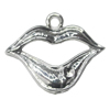 Pendant, Zinc Alloy Jewelry Findings, Mouth 26x22mm, Sold by Bag  