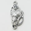 Pendant, Zinc Alloy Jewelry Findings, 13x30mm, Sold by Bag  